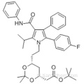 tert-Butyl (4R, 6R) -2 - [[[6- (2-4-फ्लोरोफिनाइल) -5-इसोप्रोपाइल-3-फिनाइल-4- (फेनिलकार्बामॉयल) पाइरोल-1-yl] एथिल] -2,2- डाइमिथाइल-1,3-डायऑक्सान-4-यल] एसीटेट कैस 125971-95-1